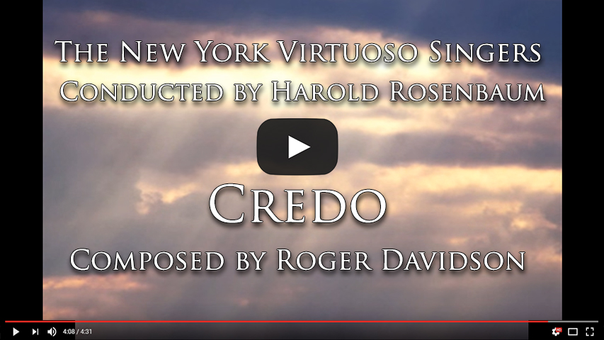 Missa Universalis number 4: Credo By Roger Davidson